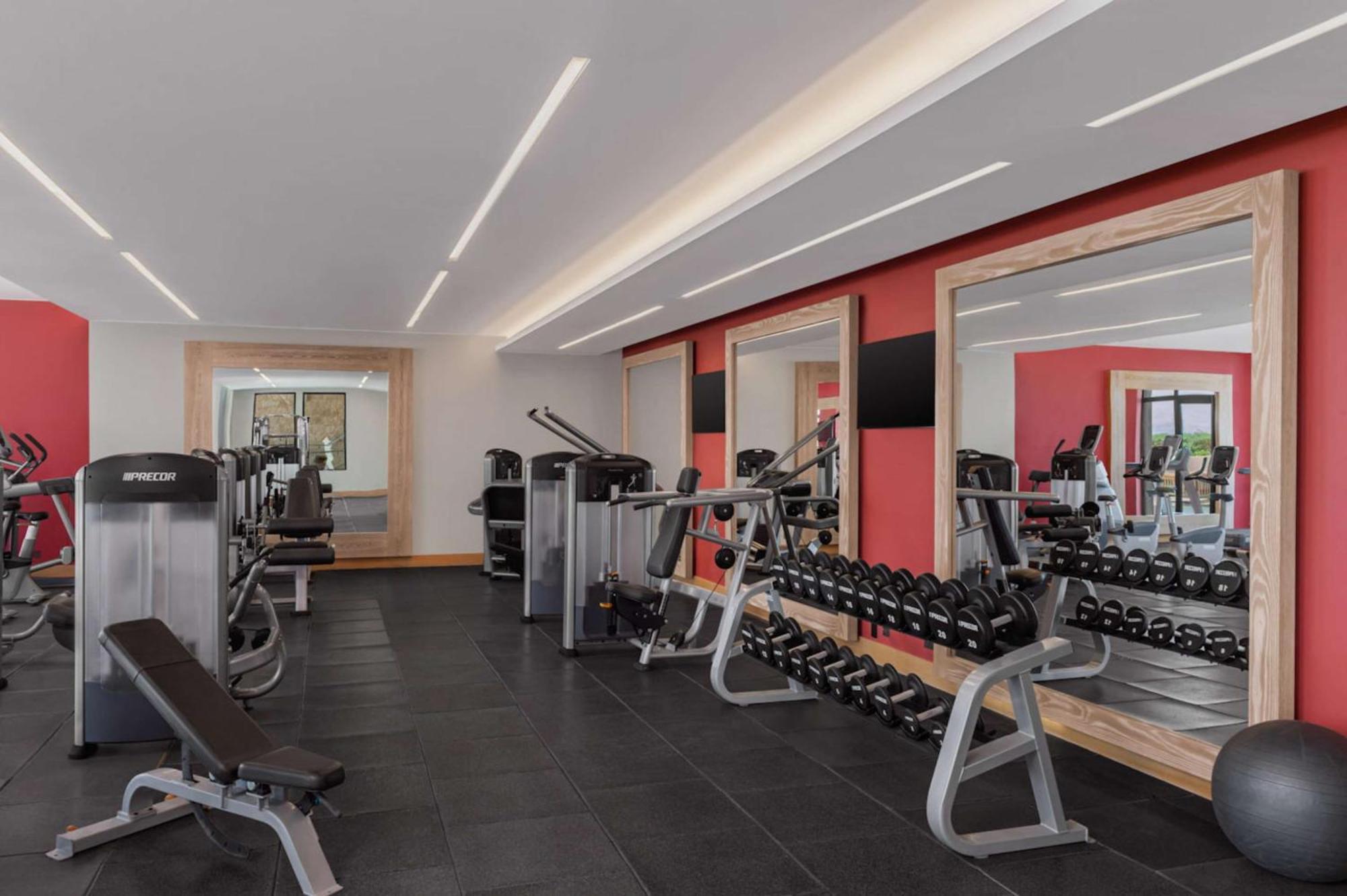 Hilton Dead Sea Resort & Spa Sweimeh Exterior foto The gym at the hotel